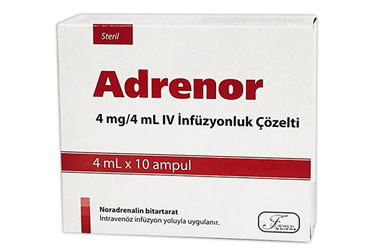 ADRENOR 4 MG/4 ML IV INF. ICIN KON.COZ.ICEREN 10 AMPUL